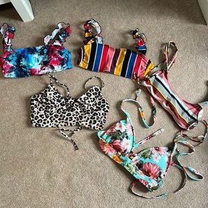 5 Bikini Tops size small